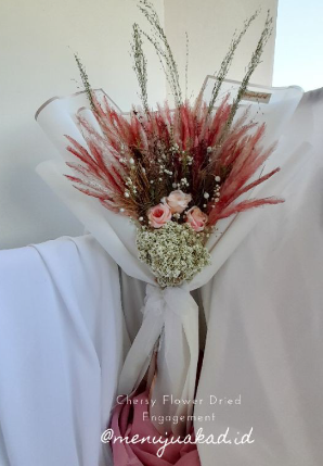 Bouquet white Coloring chic artificial